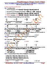 Bài tập trắc nghiệm Đại số Lớp 10 - Chương 6 Lượng giác - Hồ Minh Nhựt
